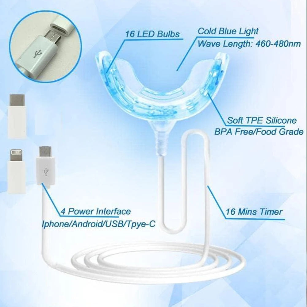 Kit de blanchiment des dents 3-en-1