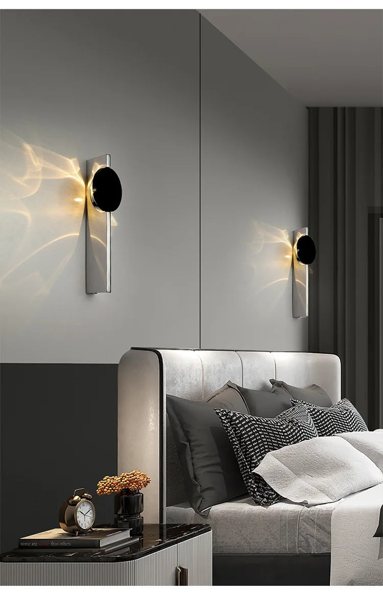 Lampes murales LED créatives en carton ondulé avec câblage USB et télécommande, appliques d'ambiance pour chambre à coucher, chevet, couloir, porche
