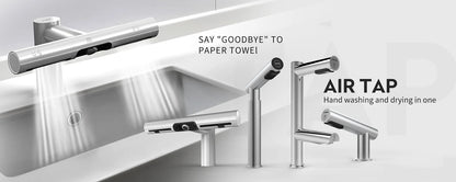 AIKE-Sèche-mains automatique avec filtre HEPA, finition en acier inoxydable brossé, machine à sécher les mains, 1450W, approuvé UL