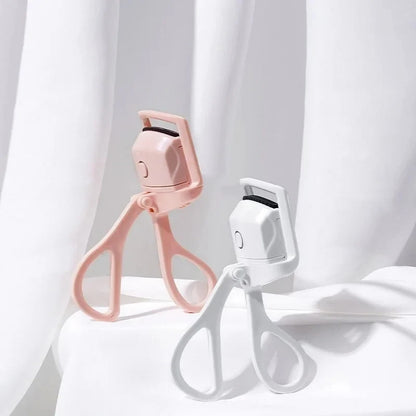 Recourbe-cils chauffant avec écran Lcd, coussinets en Silicone, Protection des cils, bouclage naturel sans endommager les cils, Rechargeable