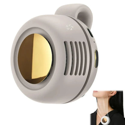 Ventilateur portable mini, rechargeable, sans pales, à clipser, pour la taille, adapté à la ventilation extérieure, petit ventilateur de bureau