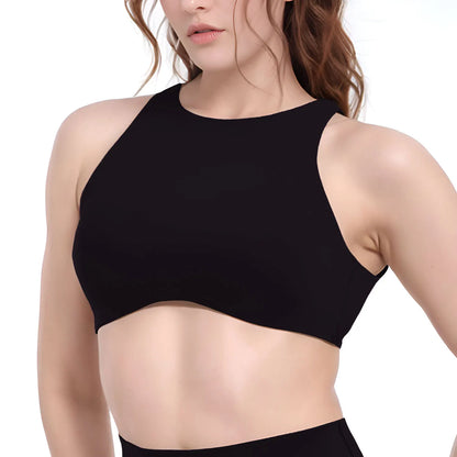 NCLAGEN Softmotion col haut soutien-gorge de sport push-up haut soutien débardeur de gymnastique Fitness Pilates course sous-vêtements de sport entraînement Yoga
