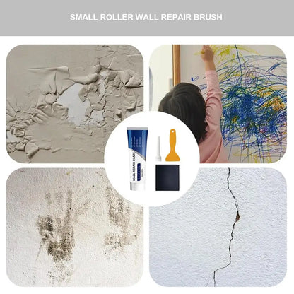 Pâte de réparation murale en tube, adhésif pour plaques de plâtre, kit de réparation pour trous et fissures, pour bricolage domestique, carrelage, béton, sol de douche