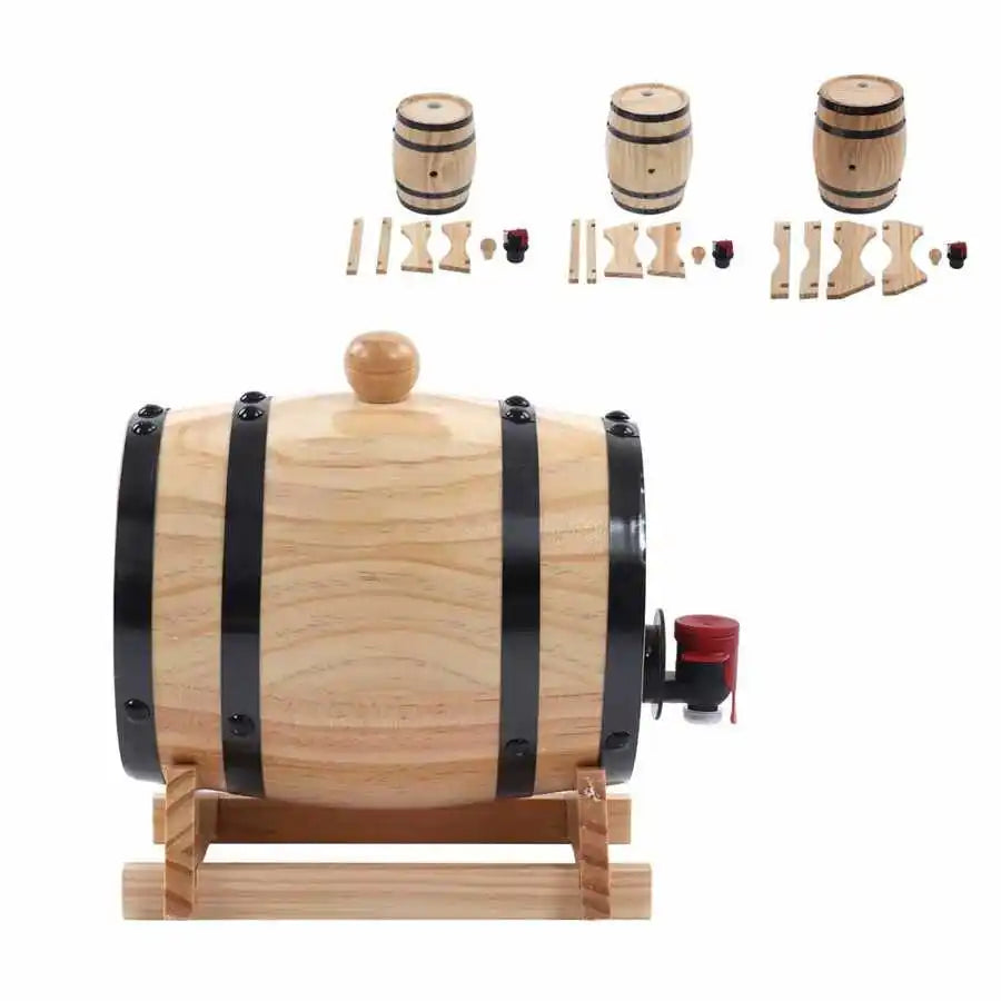 Distributeur spécial baril de vin enrichi avec support, cases à bière, vin tequila, whisky Shop, 1l, 3l, 5l, E27