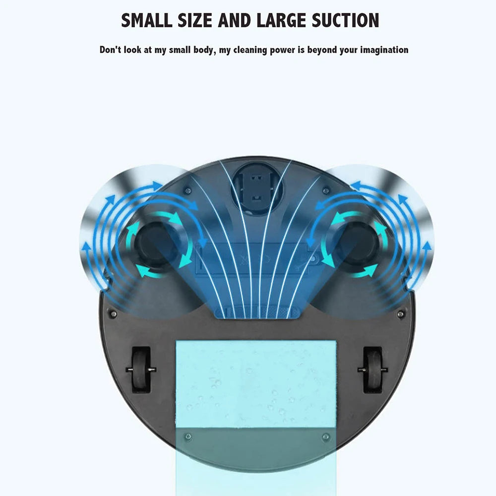 Robot aspirateur intelligent 3-en-1