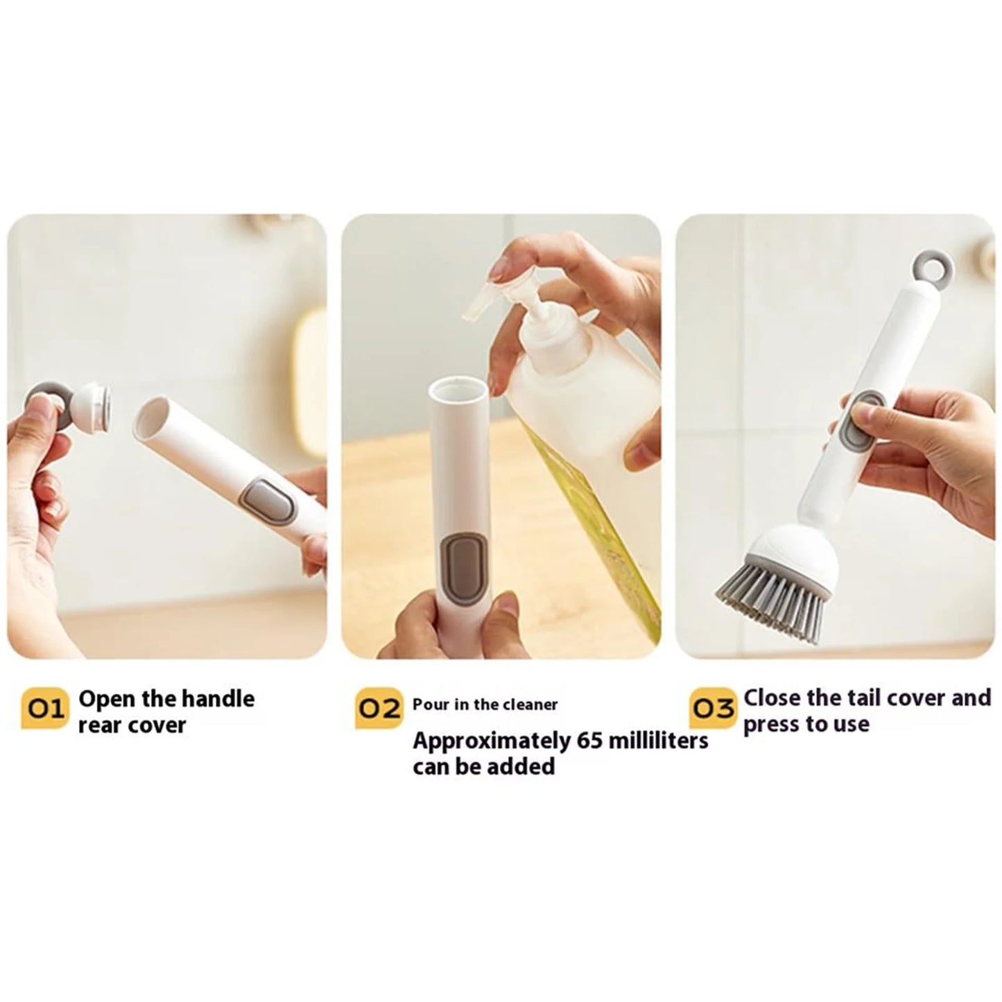 Nettoyez sans effort ! Brosse cuisine longue