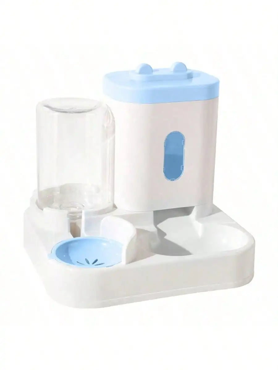 Distributeur et mangeoire automatiques d'eau pour chat, 1 paquet, anti-déversement, grande capacité, conception monobloc,