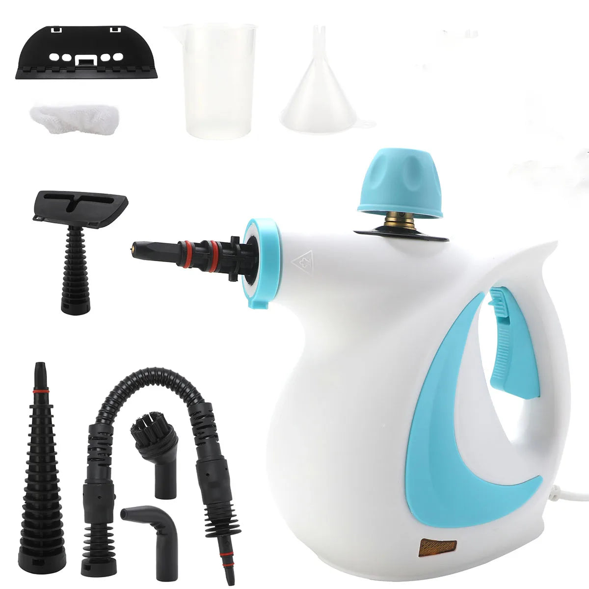 Nettoyeur à vapeur portatif pressurisé pour la maison-Machine à vapeur de nettoyage multi-surfaces profonde multi-usages portative à haute pression