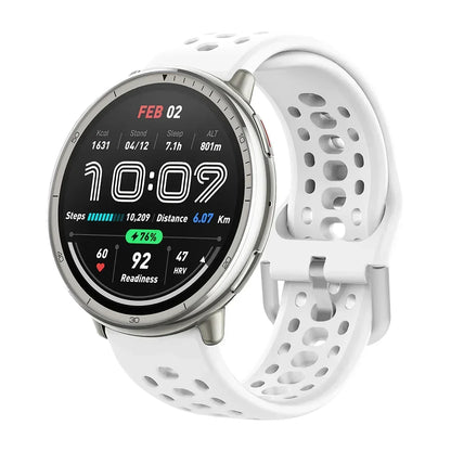 Bracelet en Silicone officiel 1:1 pour Amazfit Active 2, Bracelet de sport respirant Original, Amazfit GTS 4/3 Mini Bip 3 Correa
