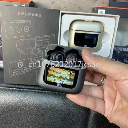 Écouteurs sans fil Bluetooth JBL Tour PRO 2 d'origine, écouteurs stéréo, écouteurs sportifs avec écran LCD intelligent, version HK