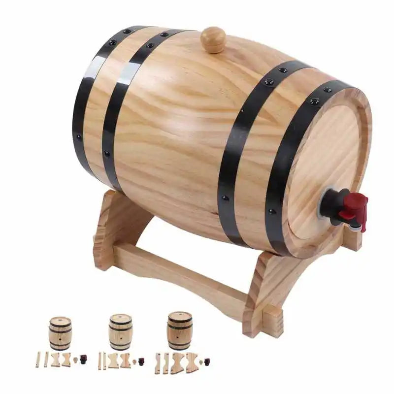 Distributeur spécial baril de vin enrichi avec support, cases à bière, vin tequila, whisky Shop, 1l, 3l, 5l, E27