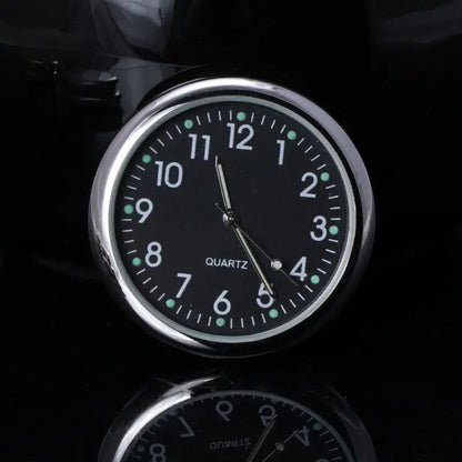 Mini horloge de voiture lumineuse Automobiles montre à coller interne mécanique horloges à Quartz ornement automatique 40/43mm Mini horloge numérique