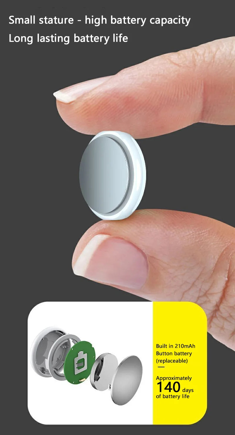 Mini traceur intelligent Anti-perte, rappel pour animaux de compagnie, sac pour enfants, portefeuille, dispositif GPS Bluetooth 5G, localisateur d'étiquette d'air ﻿ Nouveau