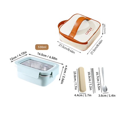 Boîte à déjeuner à compartiment en acier inoxydable 304 pour micro-ondes, boîte à Bento empilable anti-fuite pour étudiant, récipient alimentaire pour aliments froids et chauds