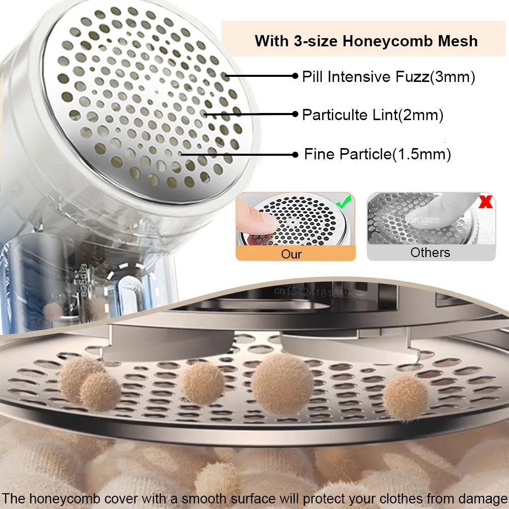 Dissolvant de peluches électrique professionnel pour vêtements, Rechargeable par USB, rasoir pour vêtements, tondeuse boules de poils