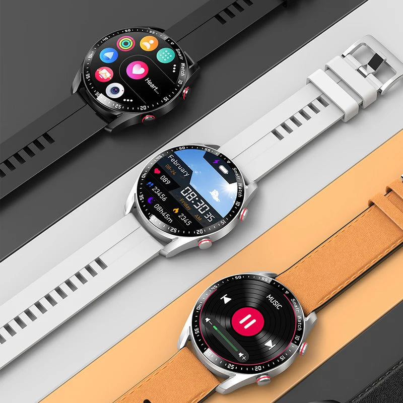 Montre connectée pour hommes et femmes, écran HD, Bluetooth, appel, GPS, moniteur de fréquence cardiaque, étanche IP68, nouveau, 2024