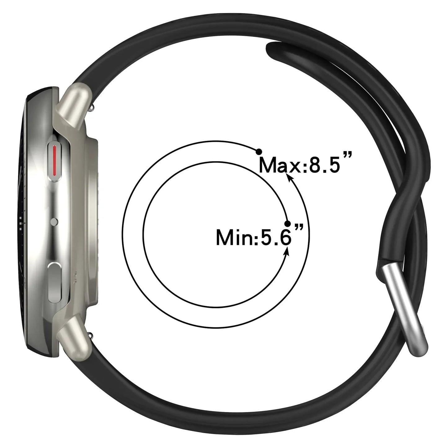 Bracelet en Silicone officiel 1:1 pour Amazfit Active 2, Bracelet de sport respirant Original, Amazfit GTS 4/3 Mini Bip 3 Correa