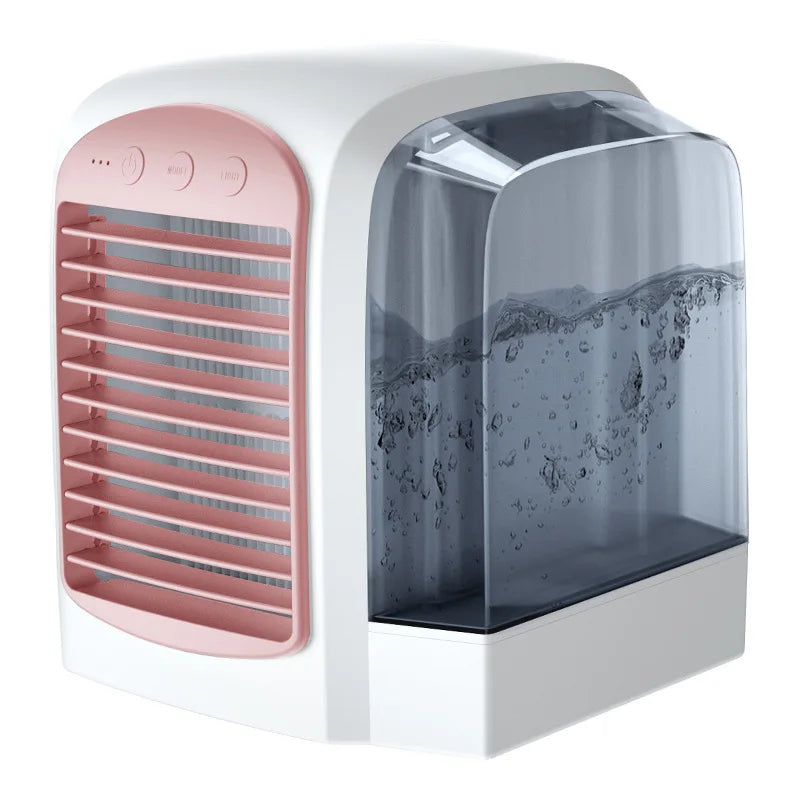 Essentiel pour l'été Style européen ventilateur refroidi à l'eau Mini ventilateur de bureau domestique climatiseur Usb refroidisseur d'air ventilateur électrique