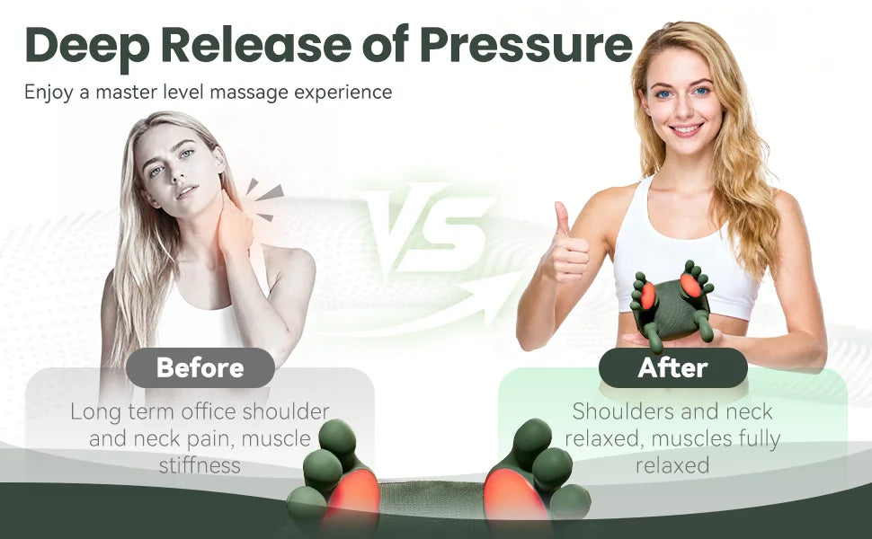 Masseur trapèzien pour usage domestique, pétrissage des épaules et du cou, massage du cou et des épaules, massage multifonctionnel