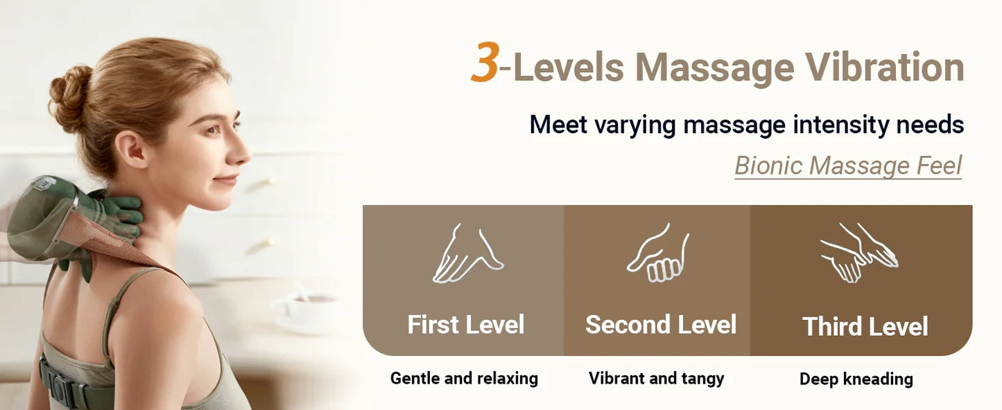 Masseur trapèzien pour usage domestique, pétrissage des épaules et du cou, massage du cou et des épaules, massage multifonctionnel