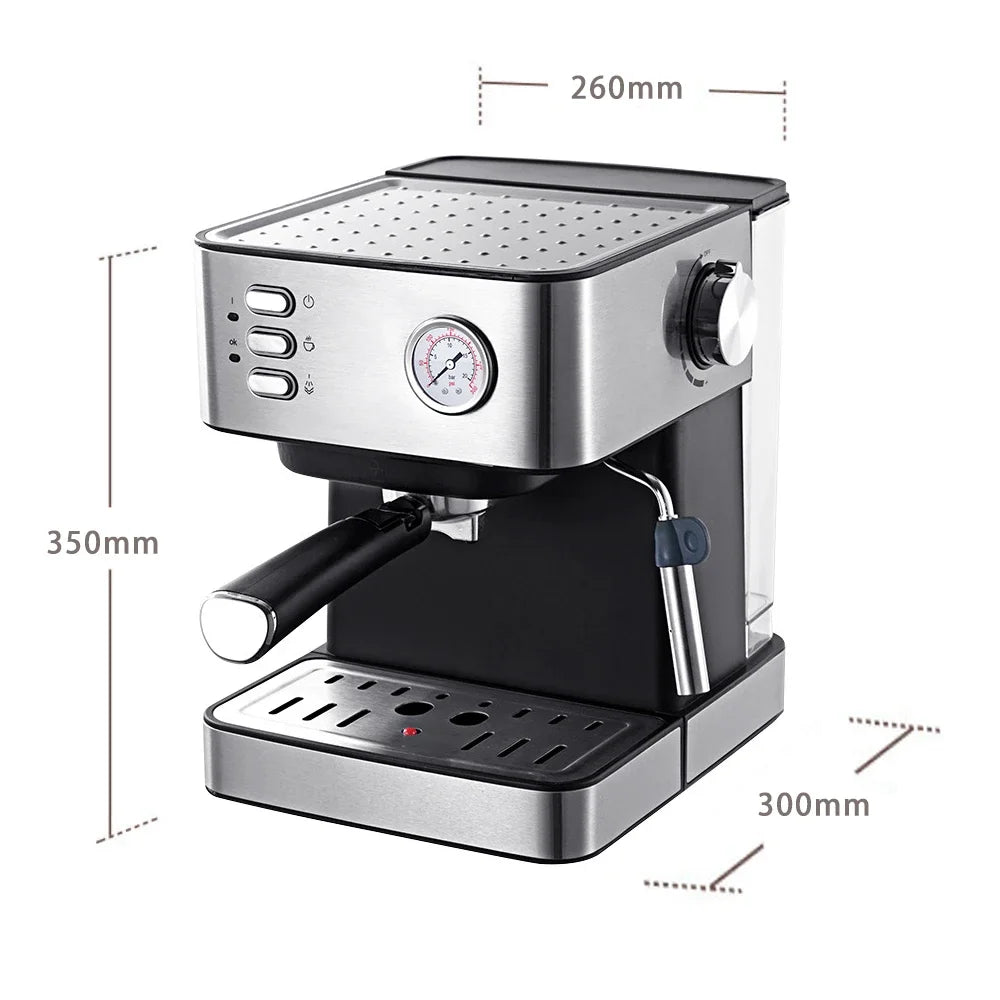 -Machine à café commerciale intelligente professionnelle en gros Moka Latte Cappuccino Cafetera Machine à expresso