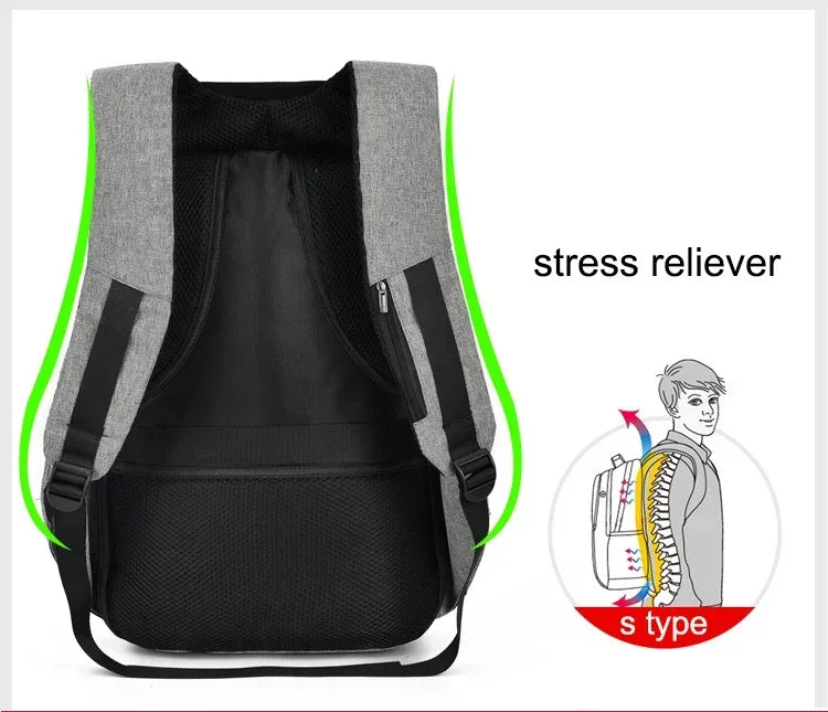 Sac à dos antivol 15.6 pouces ordinateur portable hommes Mochila mâle sac à dos étanche sac à dos grande capacité école sac à dos concepteur