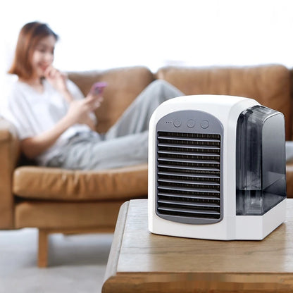 Essentiel pour l'été Style européen ventilateur refroidi à l'eau Mini ventilateur de bureau domestique climatiseur Usb refroidisseur d'air ventilateur électrique