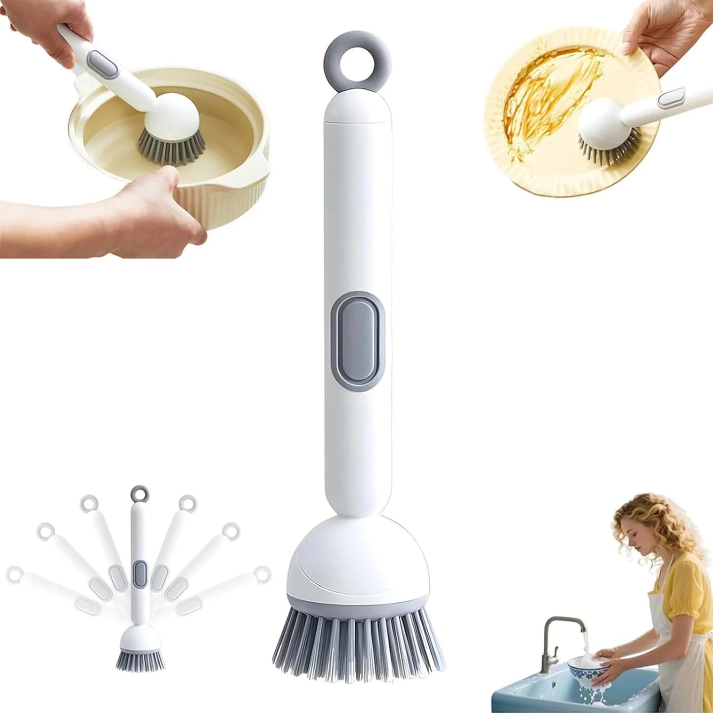 Nettoyez sans effort ! Brosse cuisine longue