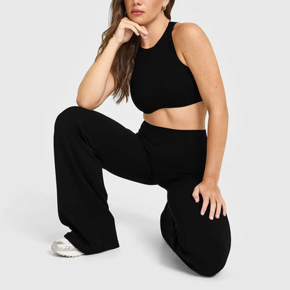NCLAGEN Softmotion col haut soutien-gorge de sport push-up haut soutien débardeur de gymnastique Fitness Pilates course sous-vêtements de sport entraînement Yoga