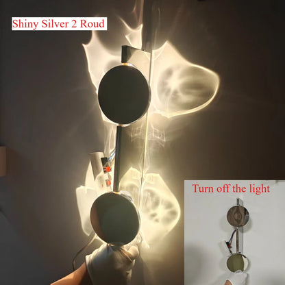 Lampes murales LED créatives en carton ondulé avec câblage USB et télécommande, appliques d'ambiance pour chambre à coucher, chevet, couloir, porche