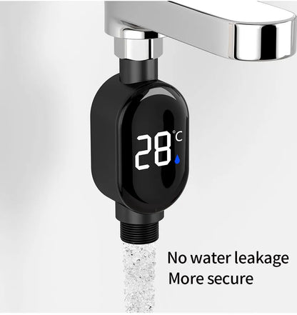 Thermomètre de douche étanche, température intelligente, affichage numérique, robinet, jauge de température de l'eau pour bébés