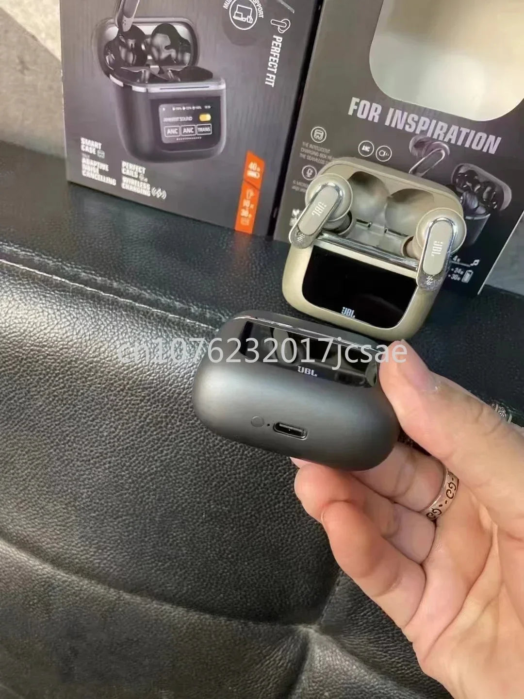 Écouteurs sans fil Bluetooth JBL Tour PRO 2 d'origine, écouteurs stéréo, écouteurs sportifs avec écran LCD intelligent, version HK