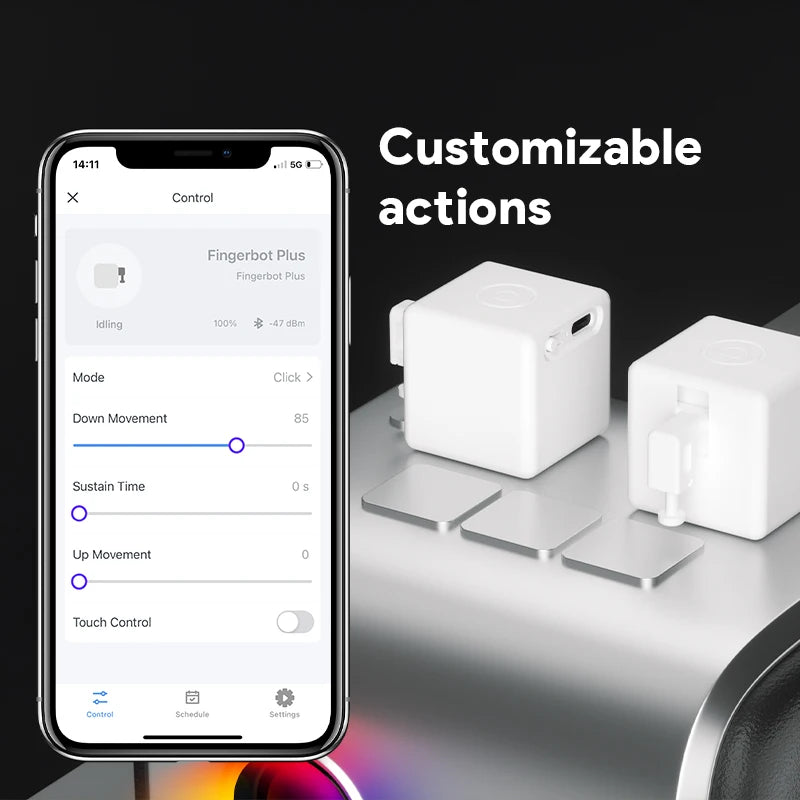 Nouveau commutateur intelligent Rechargeable Tuya, prise Fingerbot, rideaux de Garage, Robot à distance, Alexa Google Home, Assistant vocal
