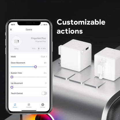 Nouveau commutateur intelligent Rechargeable Tuya, prise Fingerbot, rideaux de Garage, Robot à distance, Alexa Google Home, Assistant vocal