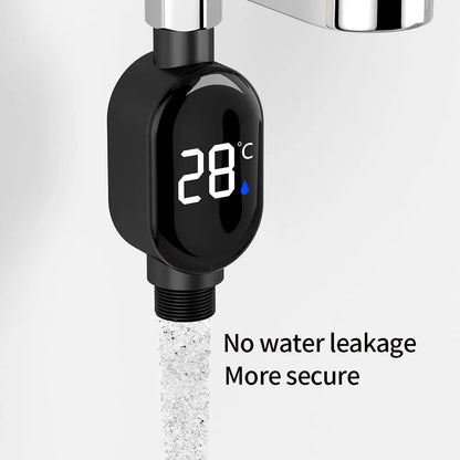 Thermomètre de douche étanche, température intelligente, affichage numérique, robinet, jauge de température de l'eau pour bébés