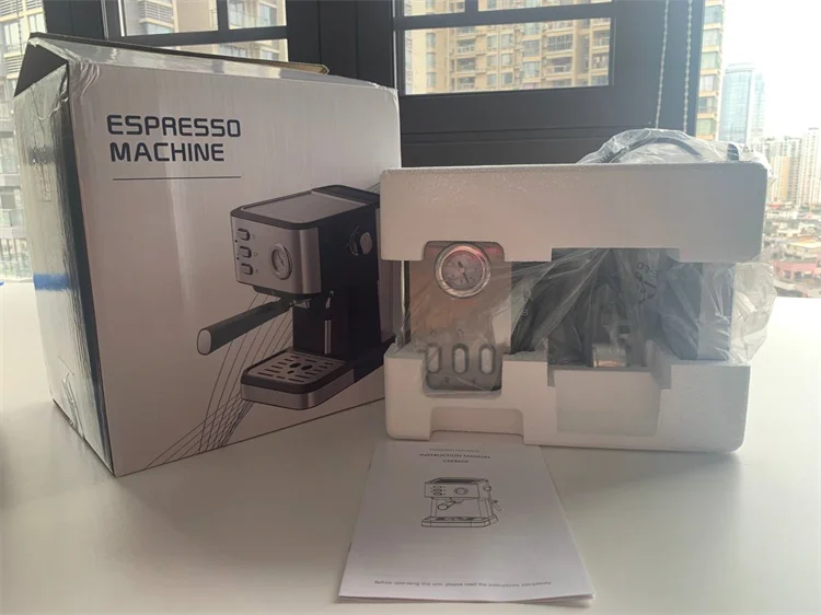 -Machine à café commerciale intelligente professionnelle en gros Moka Latte Cappuccino Cafetera Machine à expresso