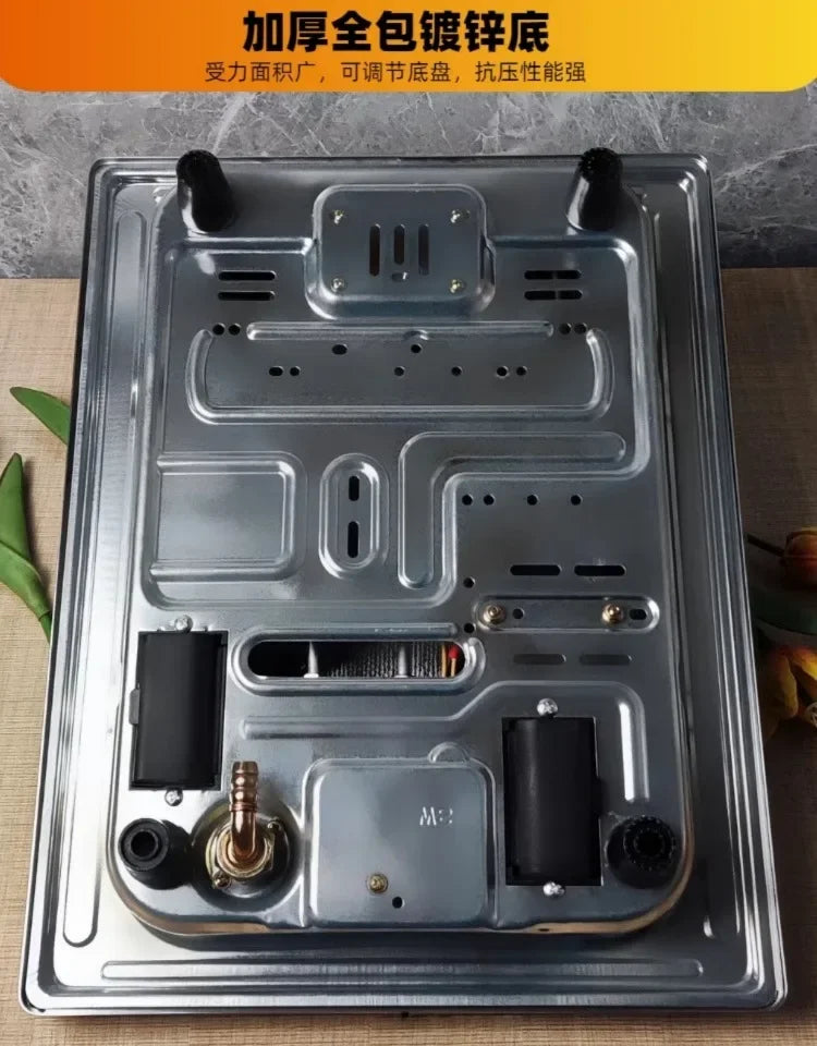 Cuisinière à gaz à brûleur unique avec feu puissant pour la cuisine domestique, bureau intégré liquéfié