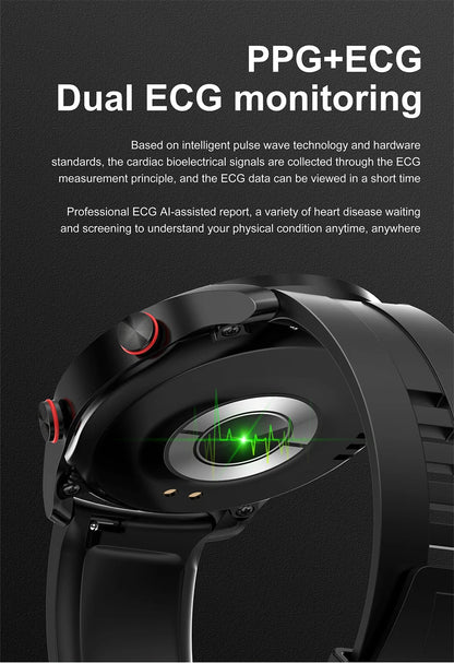 Montre connectée pour hommes et femmes, écran HD, Bluetooth, appel, GPS, moniteur de fréquence cardiaque, étanche IP68, nouveau, 2024