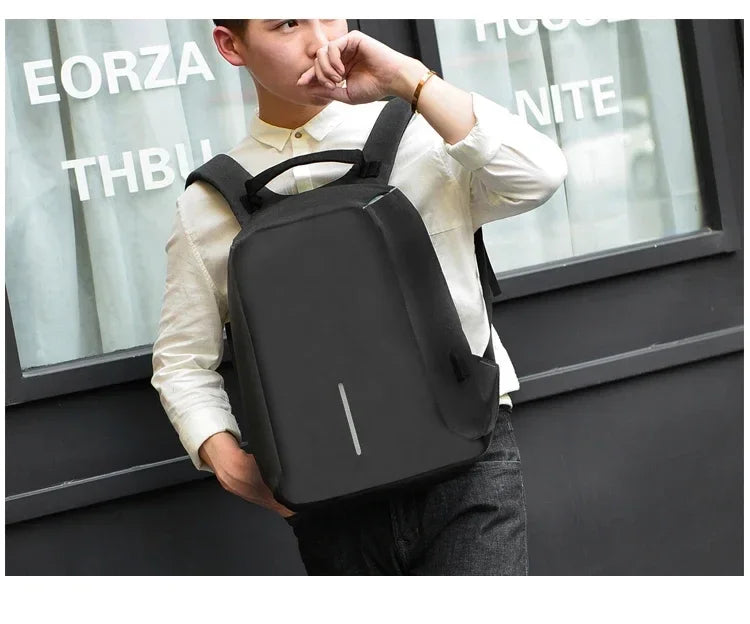 Sac à dos antivol 15.6 pouces ordinateur portable hommes Mochila mâle sac à dos étanche sac à dos grande capacité école sac à dos concepteur