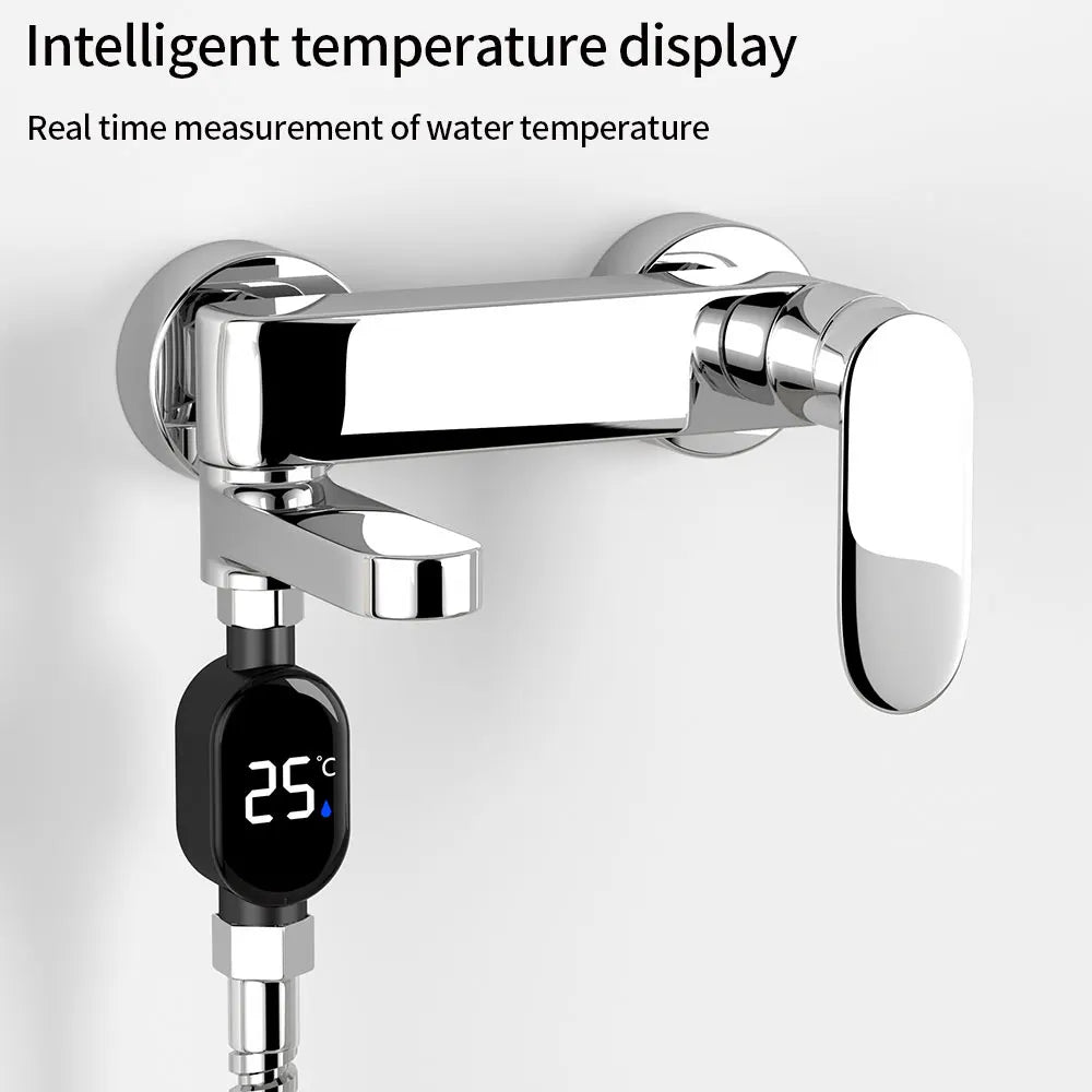 Thermomètre de douche étanche, température intelligente, affichage numérique, robinet, jauge de température de l'eau pour bébés
