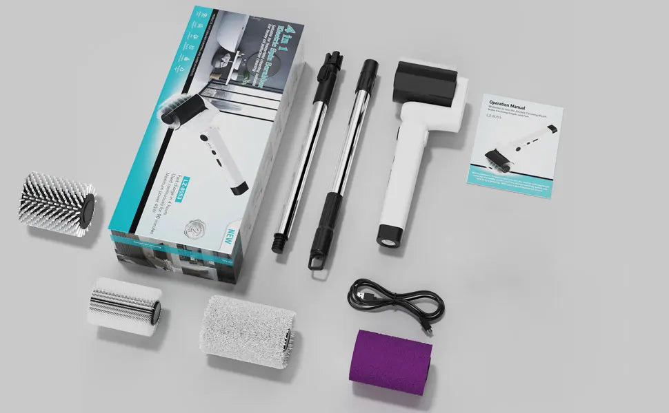 Brosse pour barbecue, réglages à 3 vitesses, brosse pour gril électrique, 180 °   Tête réglable, nettoyeur de gril de 90 minutes pour les fumeurs de plaques extérieures