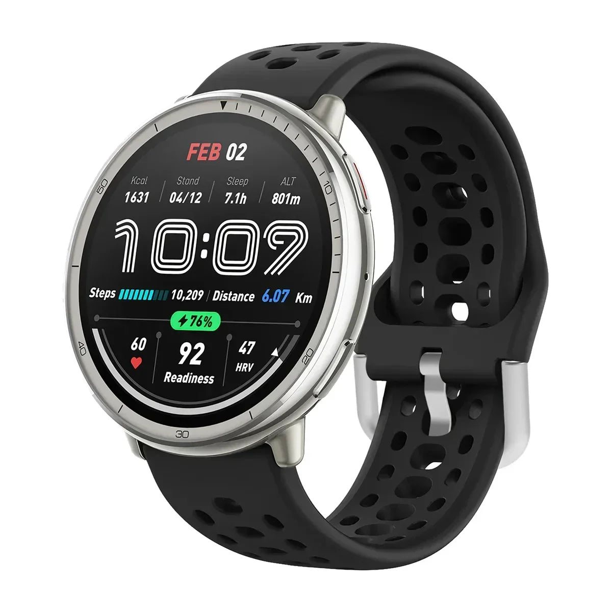 Bracelet en Silicone officiel 1:1 pour Amazfit Active 2, Bracelet de sport respirant Original, Amazfit GTS 4/3 Mini Bip 3 Correa