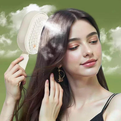 Soins capillaires Spray Massage peigne Vibration cuir chevelu Massage brosse à cheveux tête masseur pulvérisateur de cheveux brosse d'atomisation applicateur d'huile capillaire