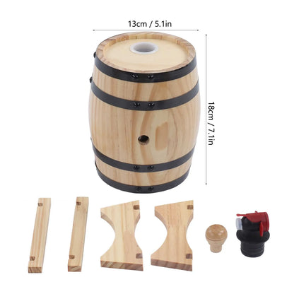 Distributeur spécial baril de vin enrichi avec support, cases à bière, vin tequila, whisky Shop, 1l, 3l, 5l, E27
