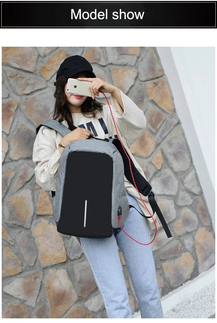Sac à dos antivol 15.6 pouces ordinateur portable hommes Mochila mâle sac à dos étanche sac à dos grande capacité école sac à dos concepteur
