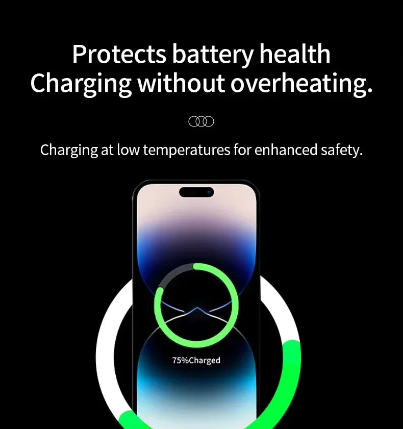 Chargeur magnetique sans fil 3-en-1