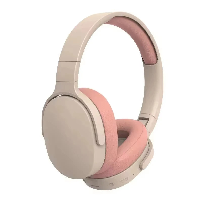 Écouteurs sans fil Bluetooth 5.3 sur l'oreille casques stéréo Hifi véritables sports avec écouteurs lecteur de musique Tf/Aux avec micro