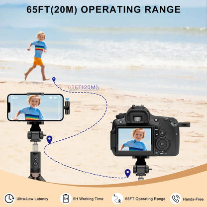 Nouveau microphone cravate sans fil portable pour enregistrement audio-vidéo, mini micro pour iPhone Android, diffusion en direct, jeux, microphone pour téléphone 2026