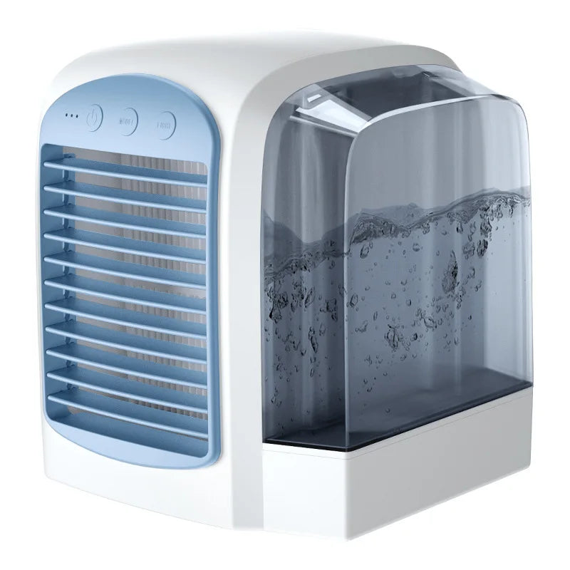 Essentiel pour l'été Style européen ventilateur refroidi à l'eau Mini ventilateur de bureau domestique climatiseur Usb refroidisseur d'air ventilateur électrique