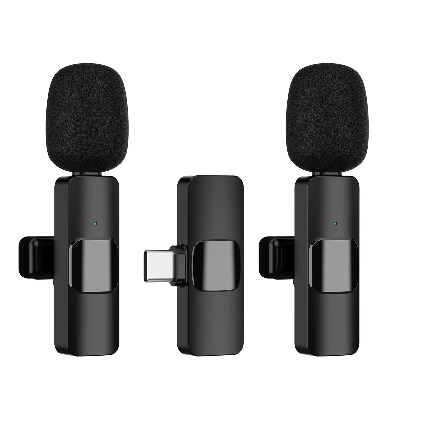 Nouveau microphone cravate sans fil portable pour enregistrement audio-vidéo, mini micro pour iPhone Android, diffusion en direct, jeux, microphone pour téléphone 2026